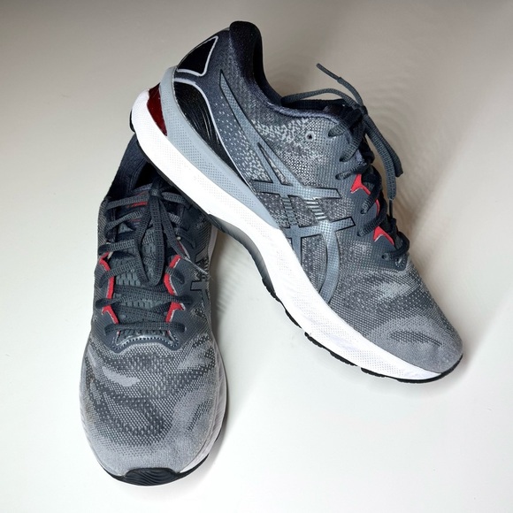 Asics Men’s Gel- Nimbus 23 Gray and Red athletic Running Shoes Size- 11.5 - Picture 8 of 11